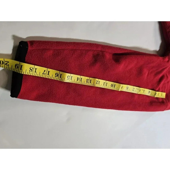 PINK Victoria's Secret Polar Fleece Half Zip Crop Pullover Size L Women's - Picture 9 of 13